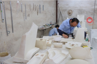 品牌发展更上一层楼,日丰卫浴正式启动窑炉生产作业