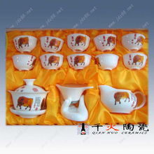 供应景德镇手绘陶瓷茶具 馈赠礼品 饮茶用品详细描述