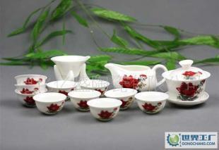 亿盛陶瓷厂家供应14头 富贵牡丹 礼品茶具套装_礼品、工艺品、饰品_世界工厂网中国产品信息库
