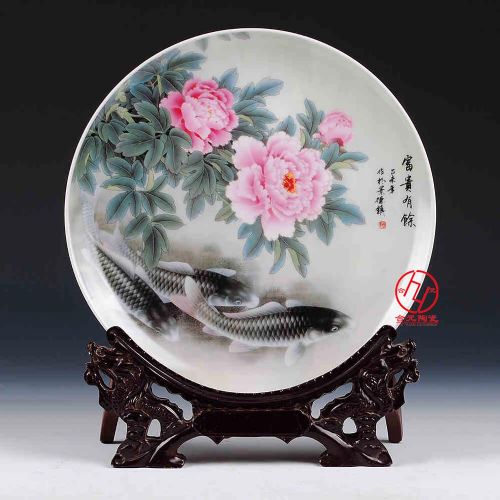 陶瓷工艺盘纪念品定制厂家