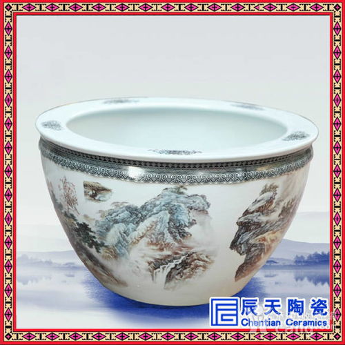 陶瓷大缸 陶瓷鱼缸 陶瓷工艺礼品