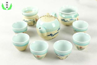 正品德化陶瓷茶具——半釉陶功夫茶具套组，礼盒特价包邮解析
